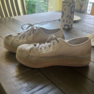 Platform triple up Keds sneakers used fair condition